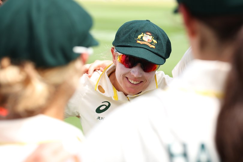 Alyssa Healy gives Australia one final message.