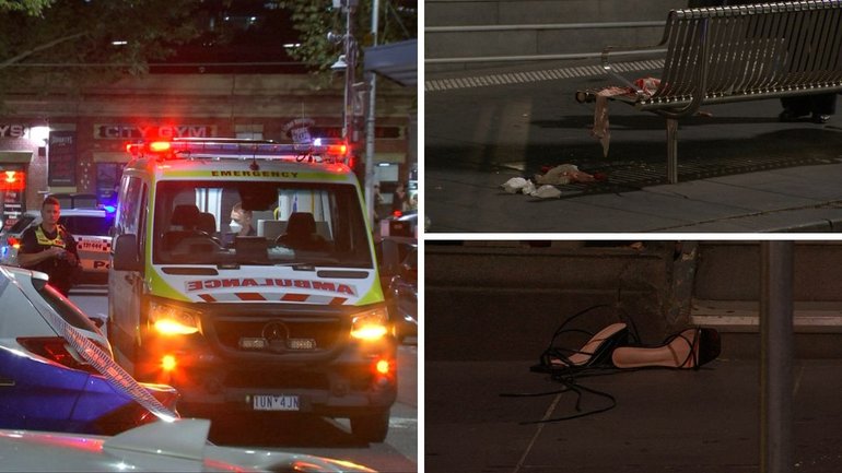 A man has been injured in a machete attack in Melbourne’s CBD overnight.