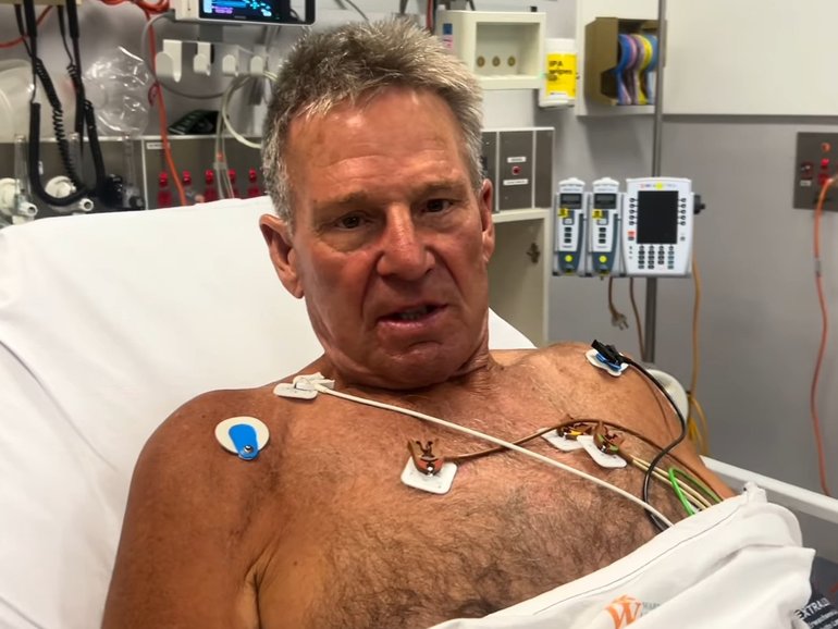 Sam Newman, 80, has revealed he suffered two mini-strokes.