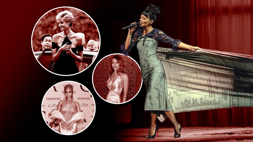 Princess Diana, Rhianna, Liz Hurley and now Lily Allen have dressed for revenge.