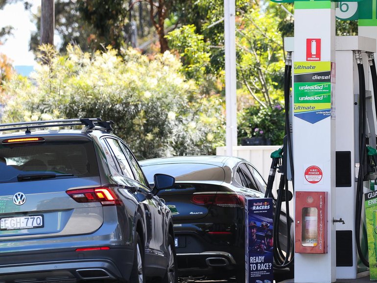 The NRMA urged people to stop panic buying fuel. 