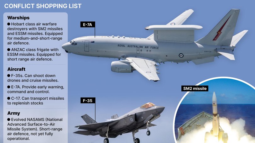 An Air Force E-7A Wedgetail performs a handling display at Nobby's Beach during the Newcastle Williamtown Air Show 2023. AC Campbell Latch
