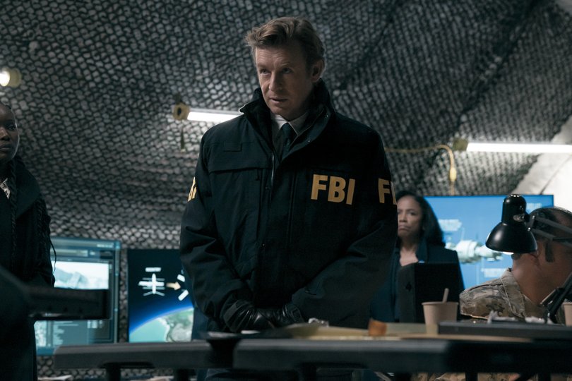 Simon Baker as Benton Wesley in Scarpetta.