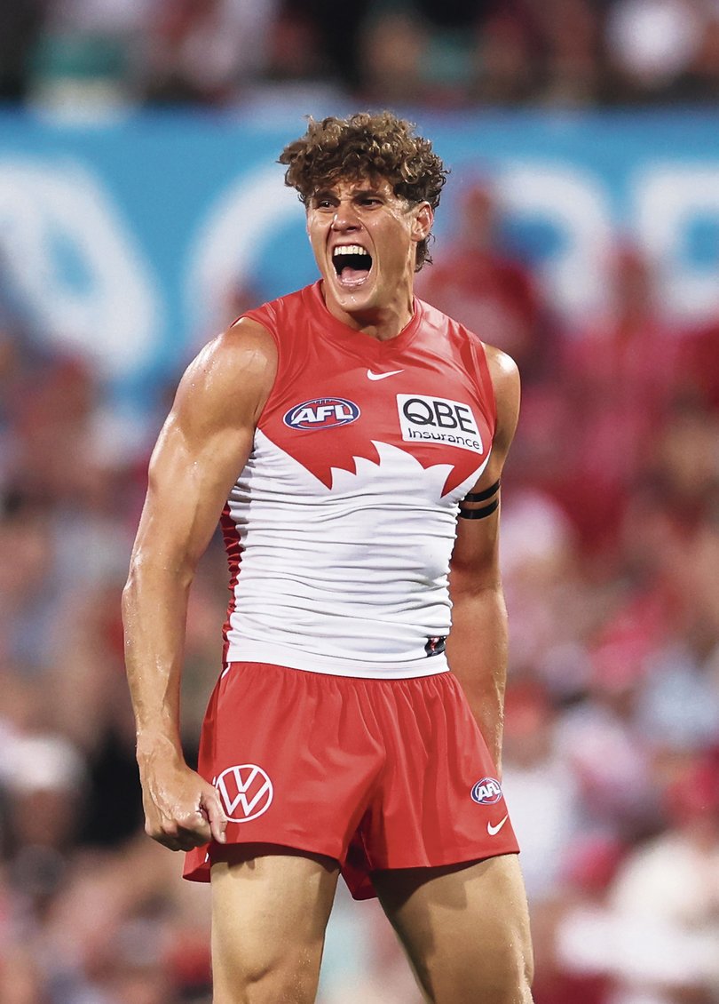 Charlie Curnow was the headline act of the Opening Round opener.
