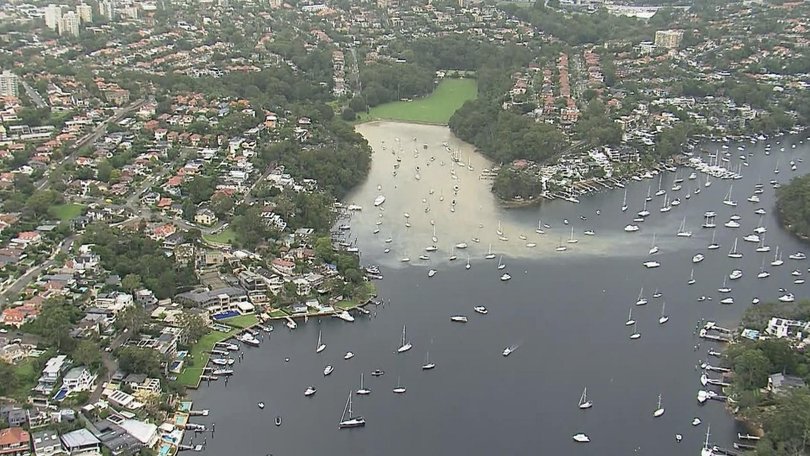 Several properties have been damaged after a pipe burst ﻿in Sydney's North Shore. 
