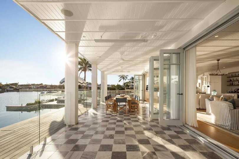 Water views from the balcony.