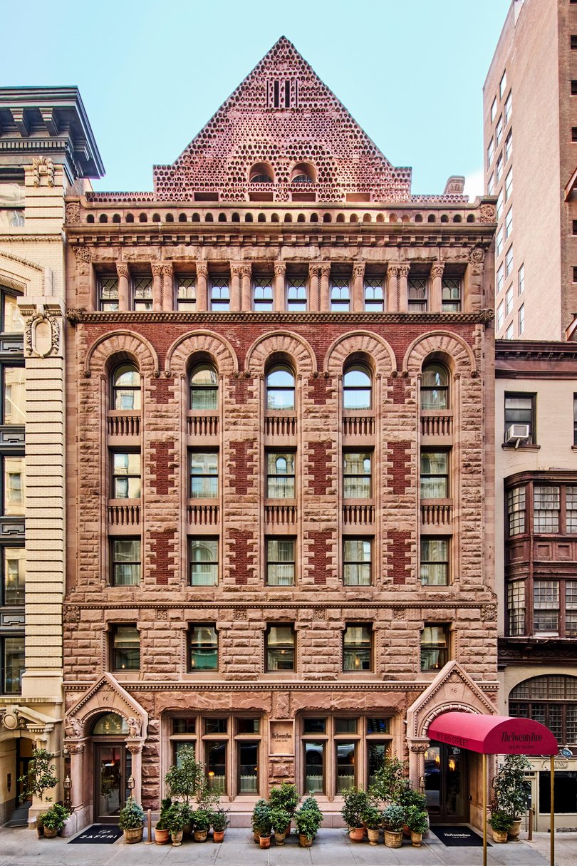 The hotel sits in the landmark Margaret Louisa Vanderbilt building.