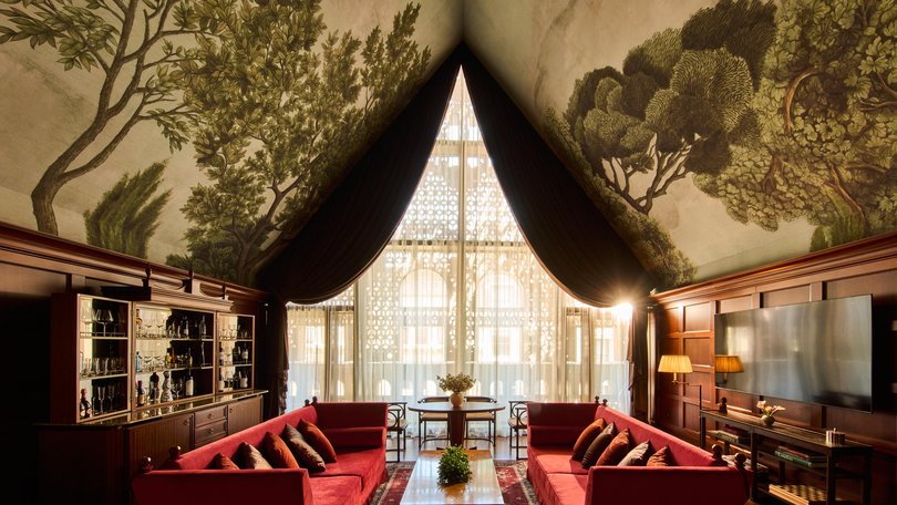 Ostensibly a five-star hotel, in the evenings the Twenty Two’s bar and dining spaces transform into a private members club.