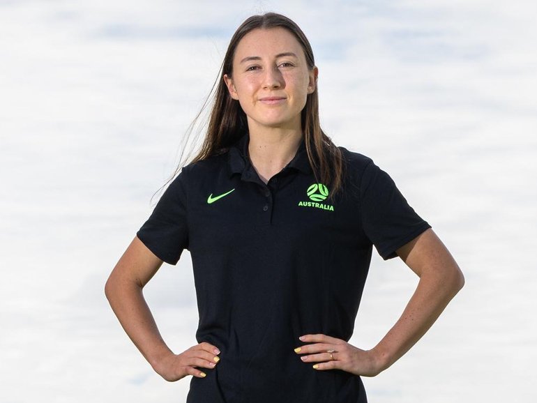 Matildas midfielder Clare Wheeler.