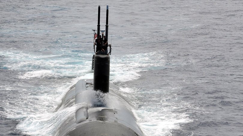 The Los Angeles-class fast attack submarine the USS Charlotte which torpedoed the IRIS Dena.