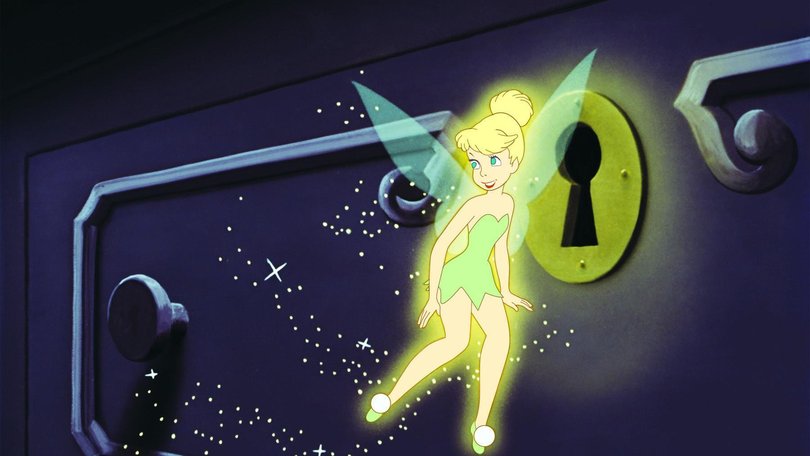 Tinker Bell in Peter Pan (1953).