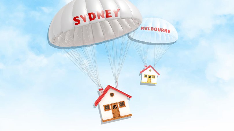 Sydney and Melbourne house prices are now forecast to fall should the RBA raise interest rates as much as predicted.