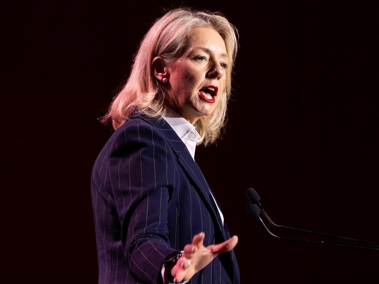 Bridget McKenzie has entered the race to replace David Littleproud.