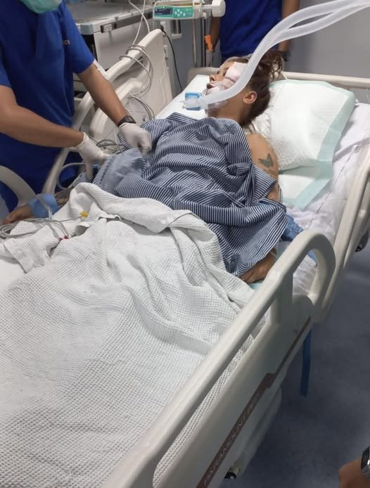 She is in a critical but stable condition in a Bali hospital.