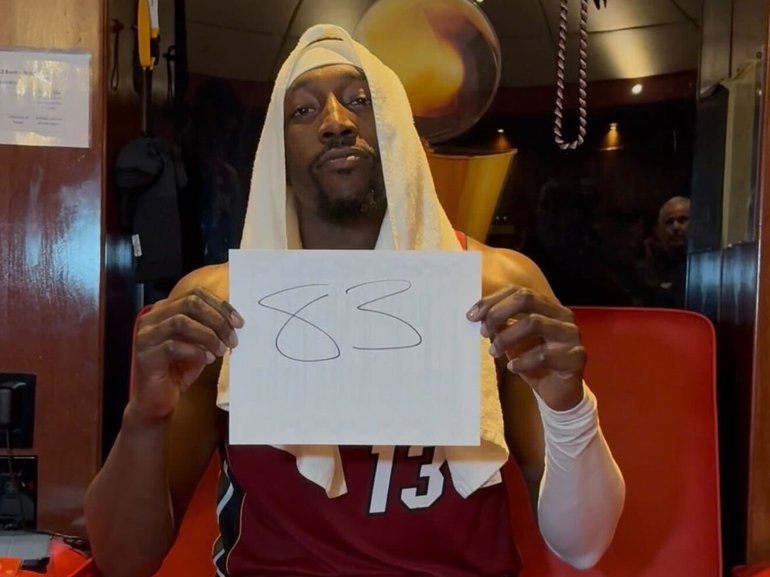 Bam Adebayo after his big night.