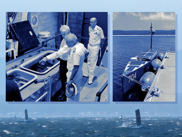 The BlueBottle USVs will be provided by Ocius.