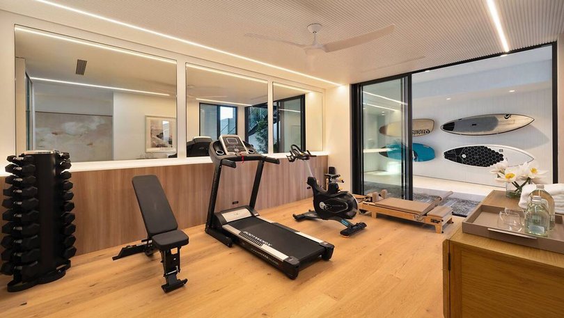 The home features many lifestyle and wellness amentities.