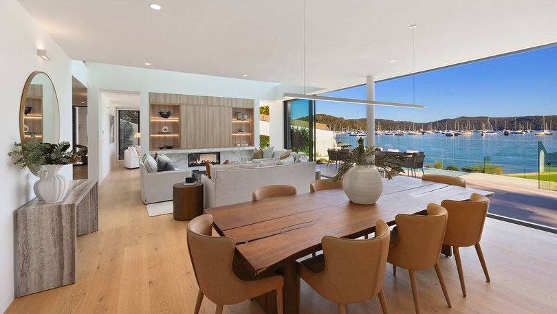 It includes exceptional waterfront views.