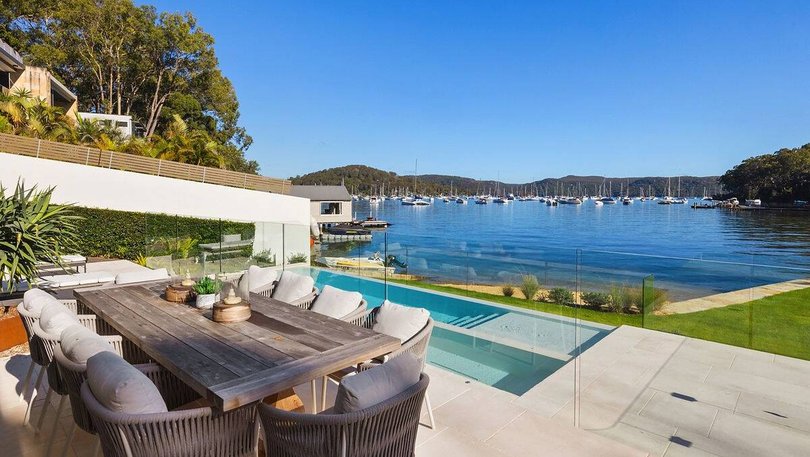 The swimming pool and heated spa.