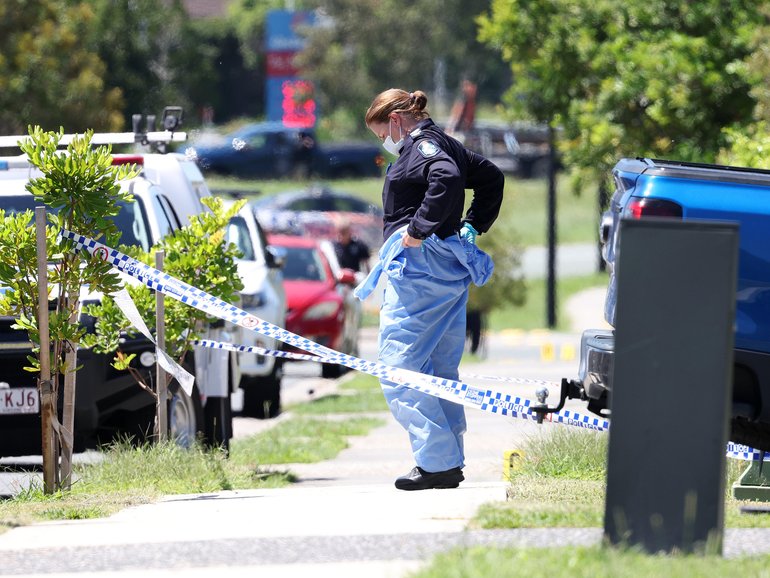 Police were let to the grim discovery after a man was hit by a car. 