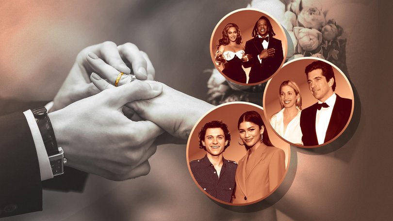 The world only found out after the honeymoon.