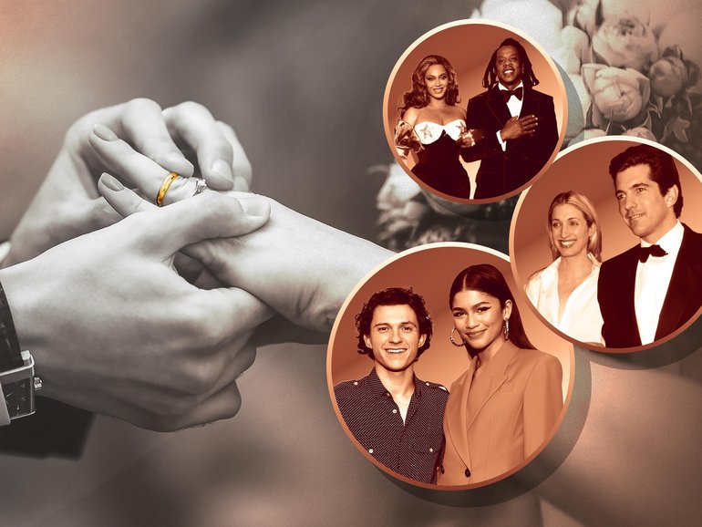 The world only found out after the honeymoon.