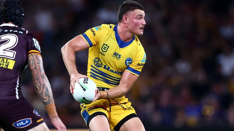 Jonah Pezet was the hero of Parramatta's wild NRL win over Brisbane.  (AAP PHOTOS)