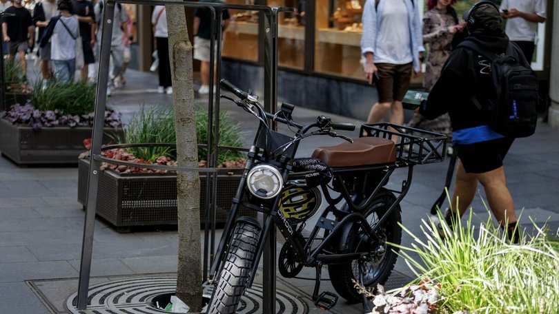 The teenagers were believed to have been riding without a headlight on. Picture: NewsWire / Nikki Short