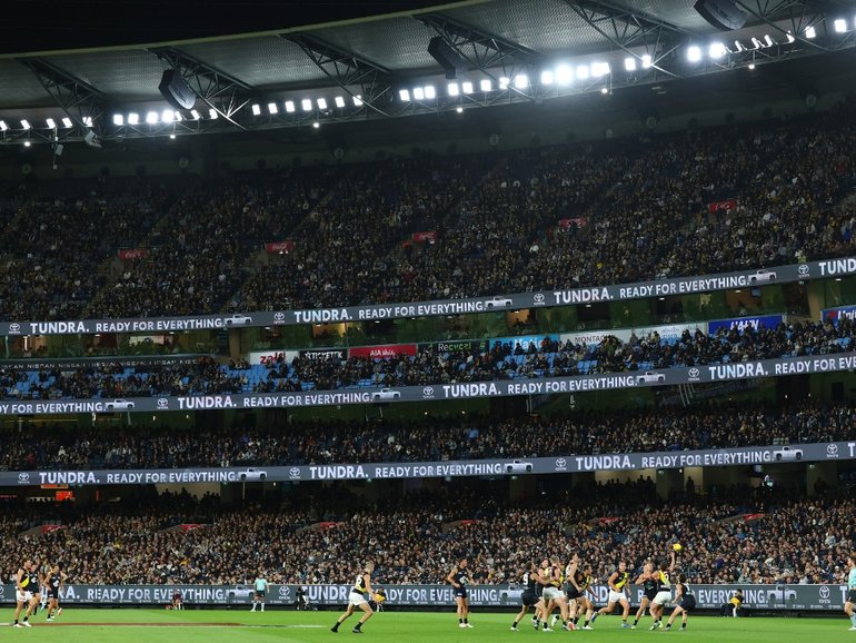 A fan sadly died at the MCG.