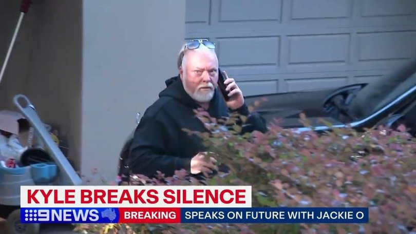 Kyle Sandilands was suspended for serious misconduct and given 14 days to remedy the situation by ARN. Picture: Channel 9