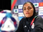 Iran women's coach Marziyeh Jafari says TV comments back home drove some players to seek asylum. (Dave Hunt/AAP PHOTOS)