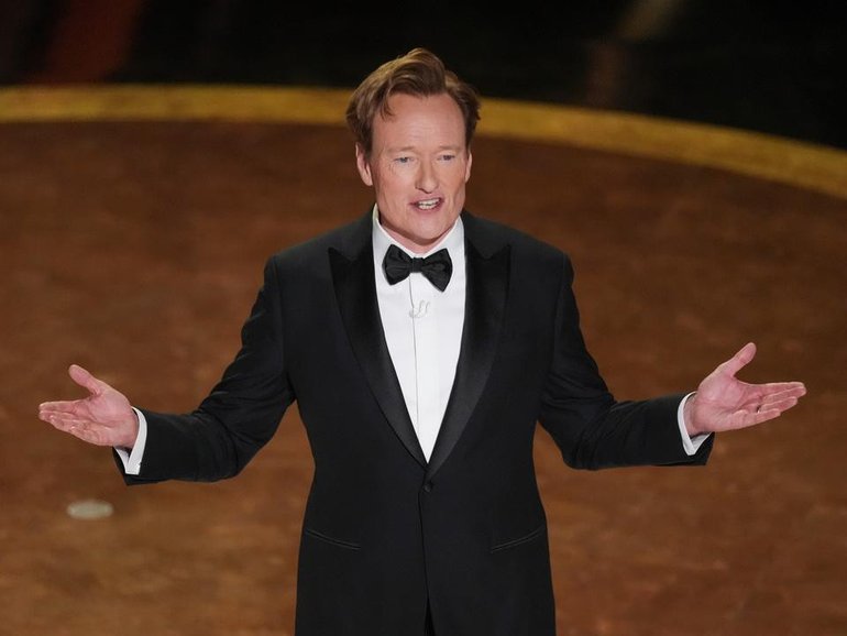 Conan O'Brien will host the Oscars this weekend for the second time. (AP PHOTO)