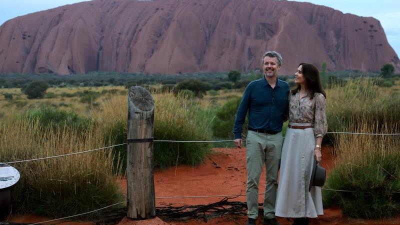 Australian-born Queen Mary of Denmark and husband King Frederik enjoy Uluru trek after short stay in Perth Australian-born Queen Mary of Denmark and husband King Frederik enjoy Uluru trek after short stay in Perth