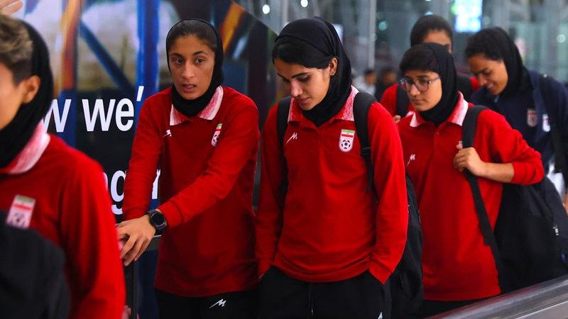 Three more Iranian women's national soccer team players will leave Australia despite having asylum. (EPA PHOTO)