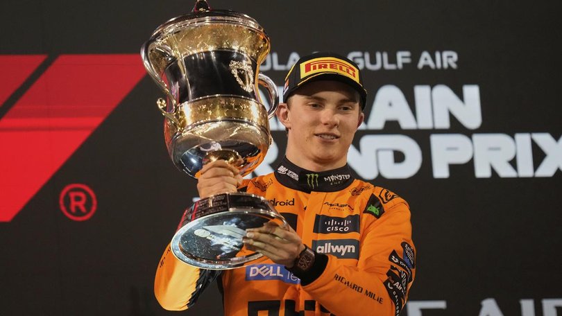Aussie Oscar Piastri's hopes of going back-to-back in Bahrain have been put on hold. 