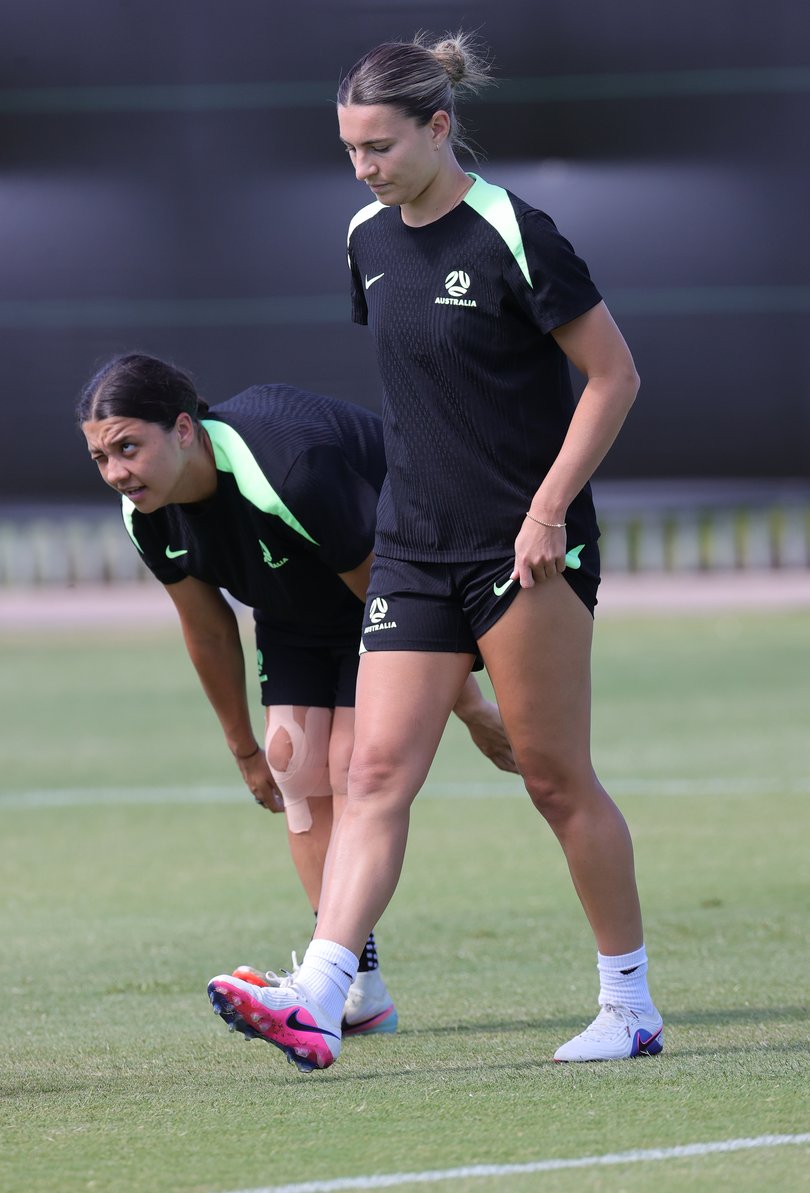 News. AFC Women's Asian Cup 2026. Sam Kerr and Steph Catley. Picture: Jackson Flindell