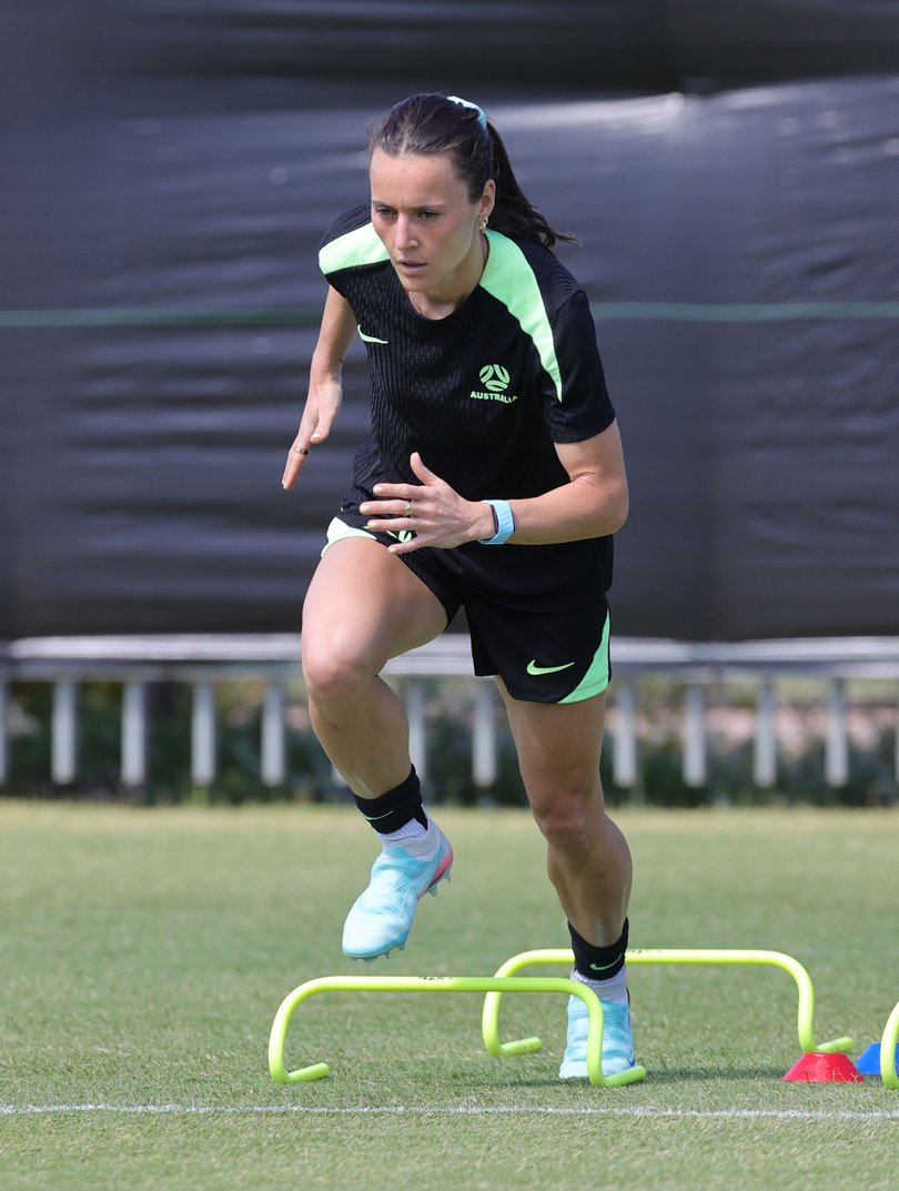 News. AFC Women's Asian Cup 2026. Training at Sam Kerr Football Centre in Queens Park. Hayley Raso. Picture: Jackson Flindell