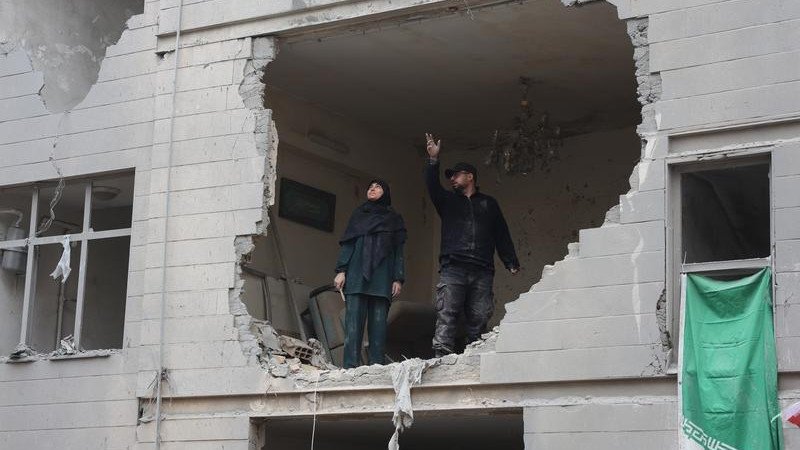 The Israeli military says its air force has carried out more than 400 waves of strikes in Iran. 