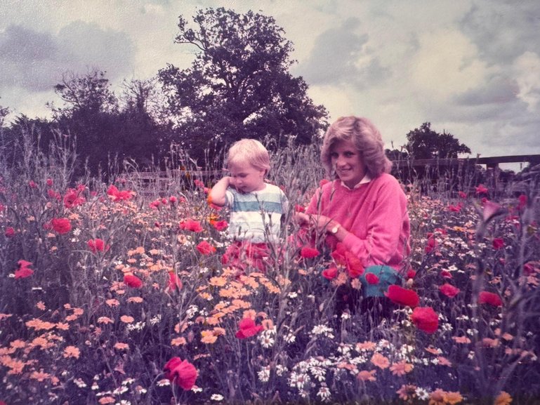 Kensington Palace Undated handout photo issued by Kensington Palace of a photograph posted online for the first time from the family's private collection. The Prince of Wales said he remembers his late mother Diana, Princess of Wales "today and every day" as he shared a photograph of them together to mark Mother's Day, showing Diana with a two-year-old William in a field of flowers, taken at the family's main home at Highgrove, Gloucestershire, in 1984. Issue date: Sunday March 15, 2026. Kensington Palace