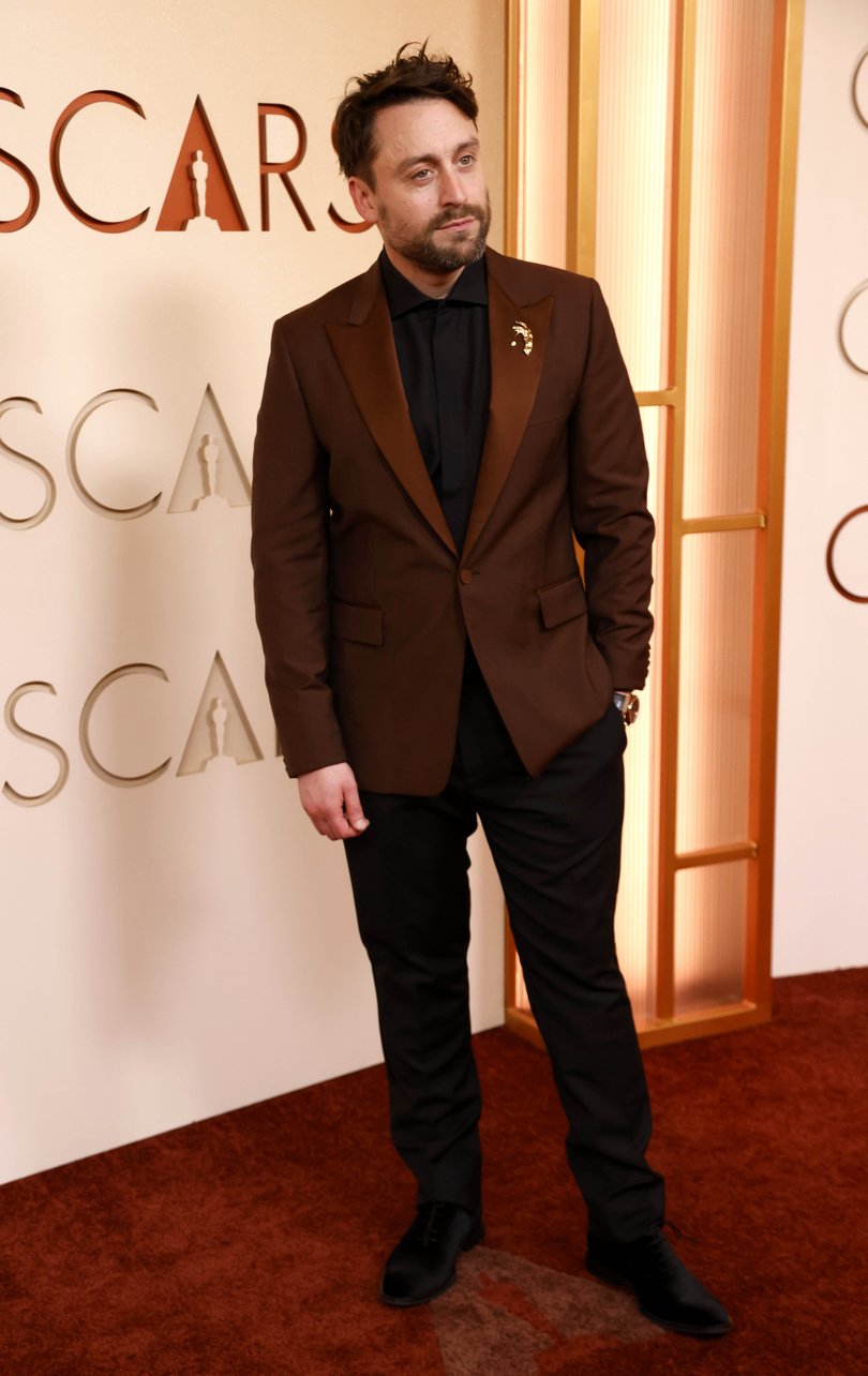 Kieran Culkin arrives for the 98th annual Academy Awards ceremony at the Dolby Theatre in Los Angeles, California.