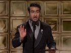 Kumail Nanjiani announces a rare tied award, with two winners in the Best Live Action Short category.