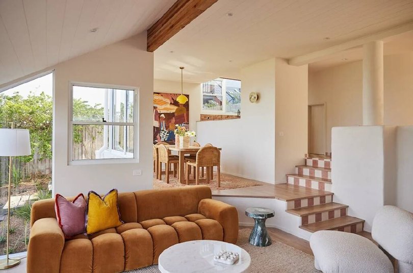 Open-plan living and dining. Picture chantemer.com.au