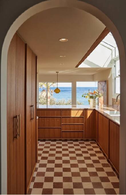 The renovated kitchen.