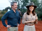 Denmark's King Federik X and Queen Mary at Uluru.