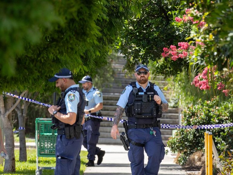 Two men have been charged with murder after a gangland shooting in Sydney's west. (Sitthixay Ditthavong/AAP PHOTOS)