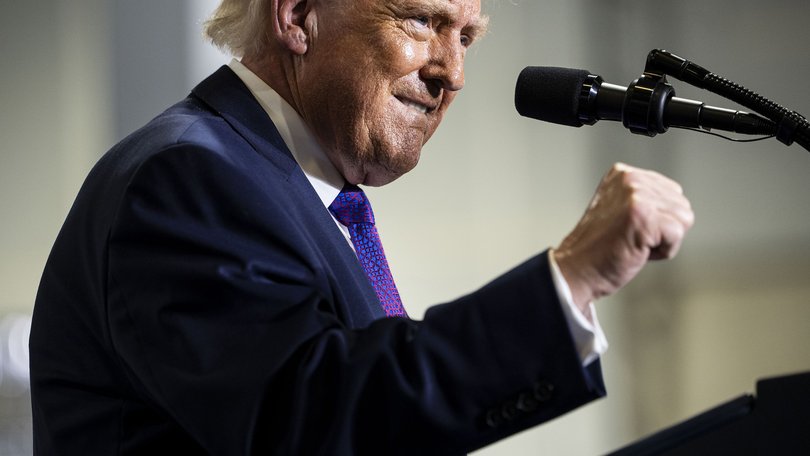 President Donald Trump delivers remarks iN Kentucky on March 11, 2026. The branding of the U.S. military operation against Iran is a quintessentially Trumpian choice for a leader whose tenure has been marked by anger. (Doug Mills/The New York Times)