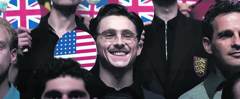 Timothee Chalamet in Marty Supreme.