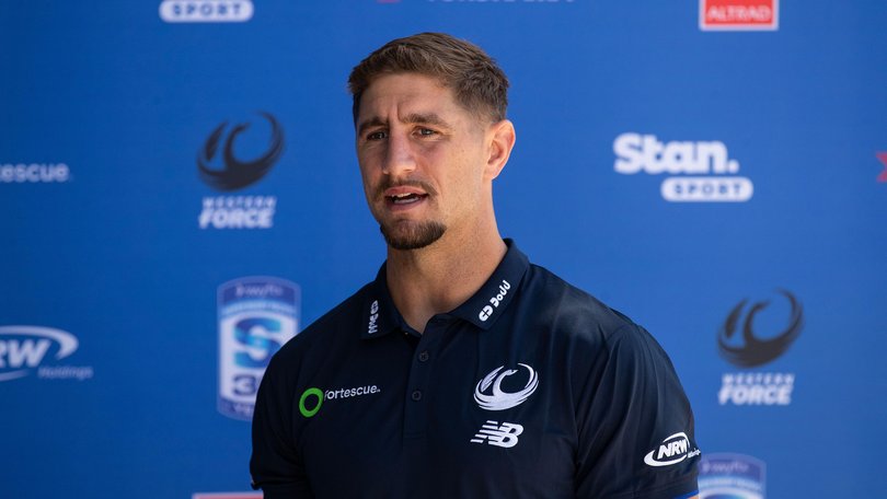 Former NRL star and new Western Force recruit Zac Lomax spoke with the media today. Michael Wilson