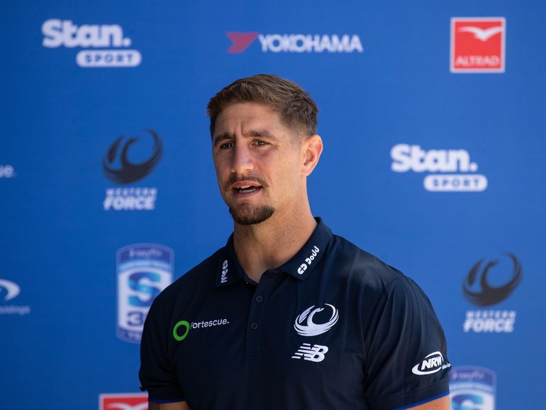 Former NRL star and new Western Force recruit Zac Lomax spoke with the media today. Michael Wilson