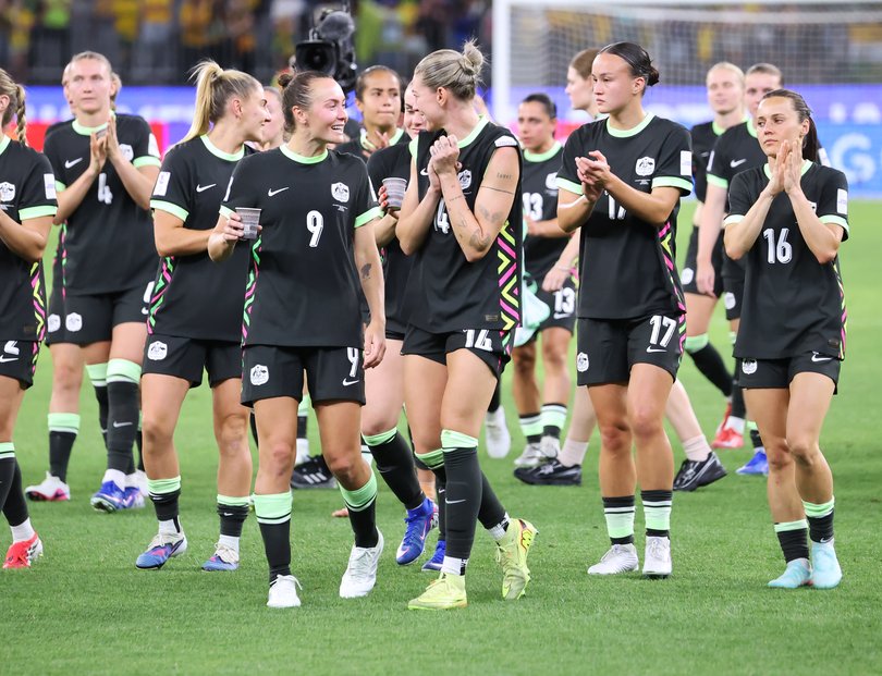 News. AFC Women's Asian Cup 2026. Semi-Final. The Matildas celebrate the win. Picture: Jackson Flindell